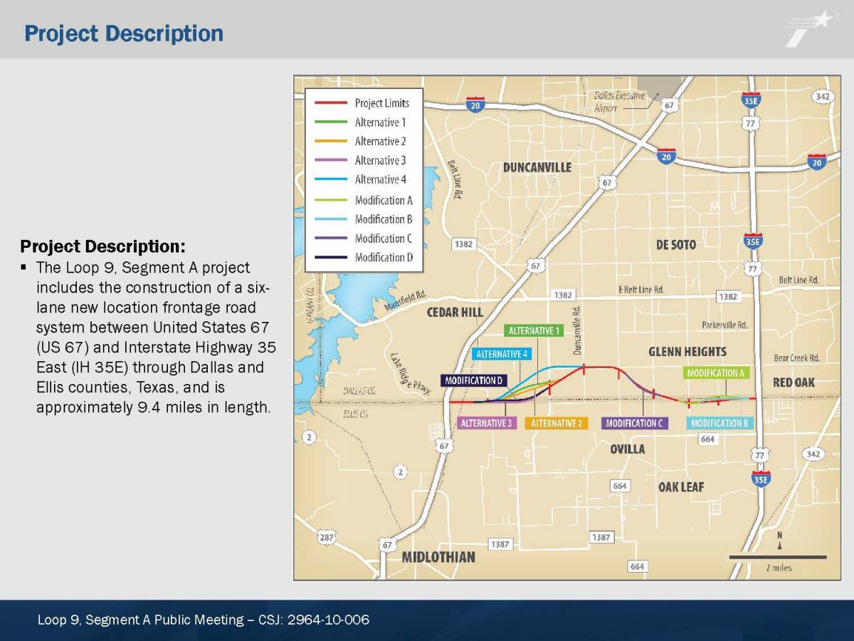 Virtual Public Meeting For Loop 9, Segment A | Keep It Moving Dallas